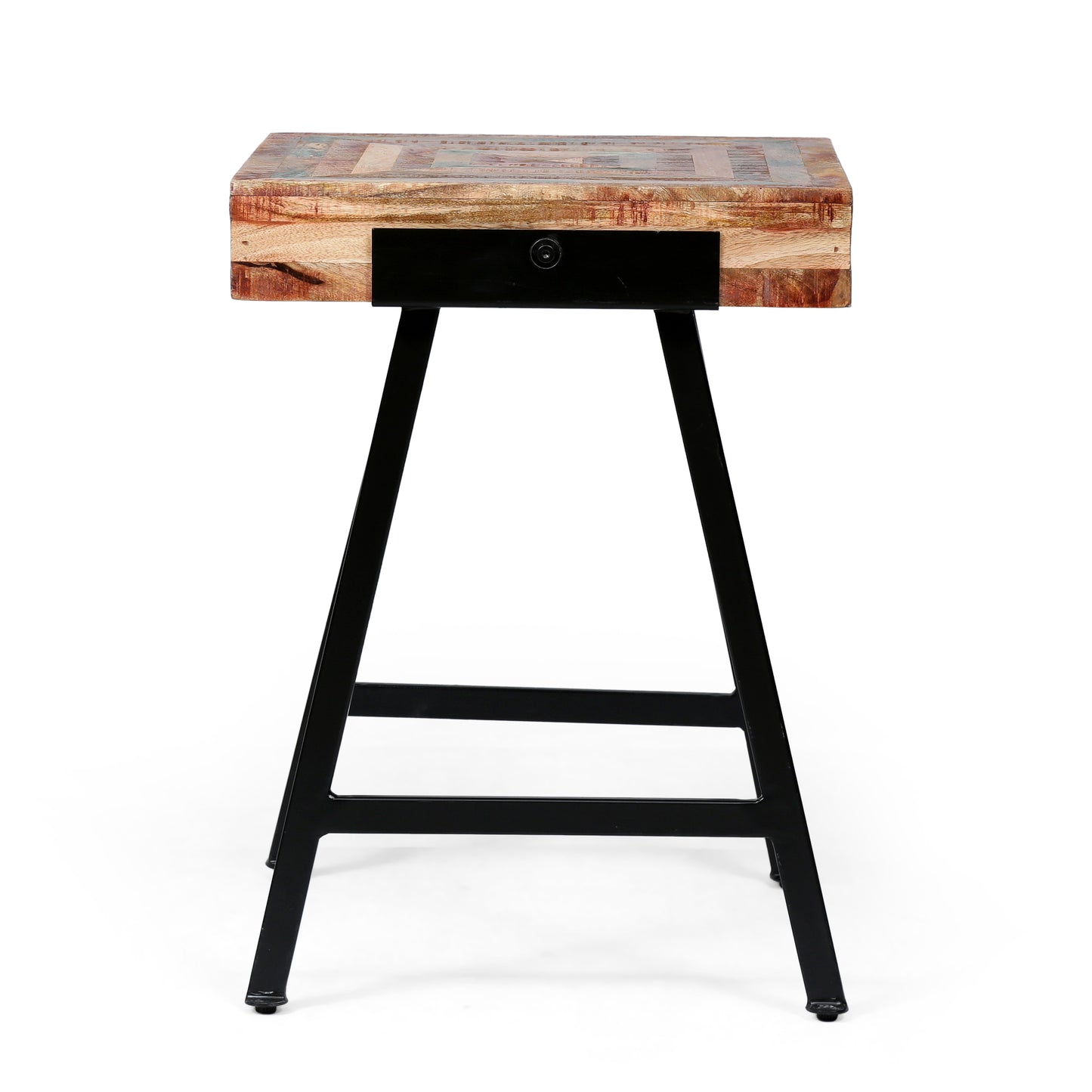 Rosewood Handcrafted Boho Mango Wood End Table