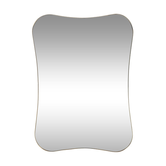 Bostick Contemporary Rounded Rectangular Wall Mirror