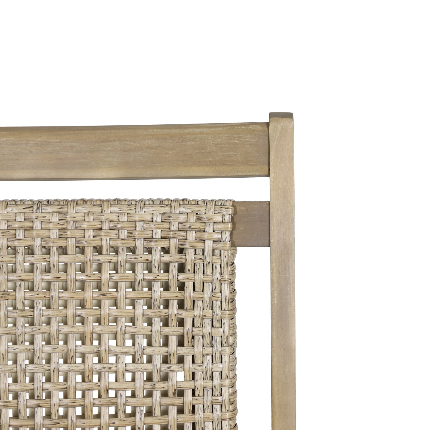 Dory Outdoor Rustic Wicker Rocking Chair