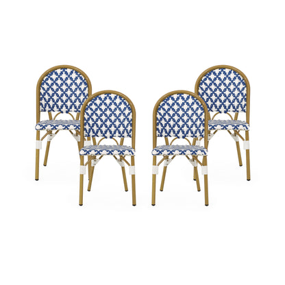 Jordy Outdoor French Bistro Chair (Set of 4)