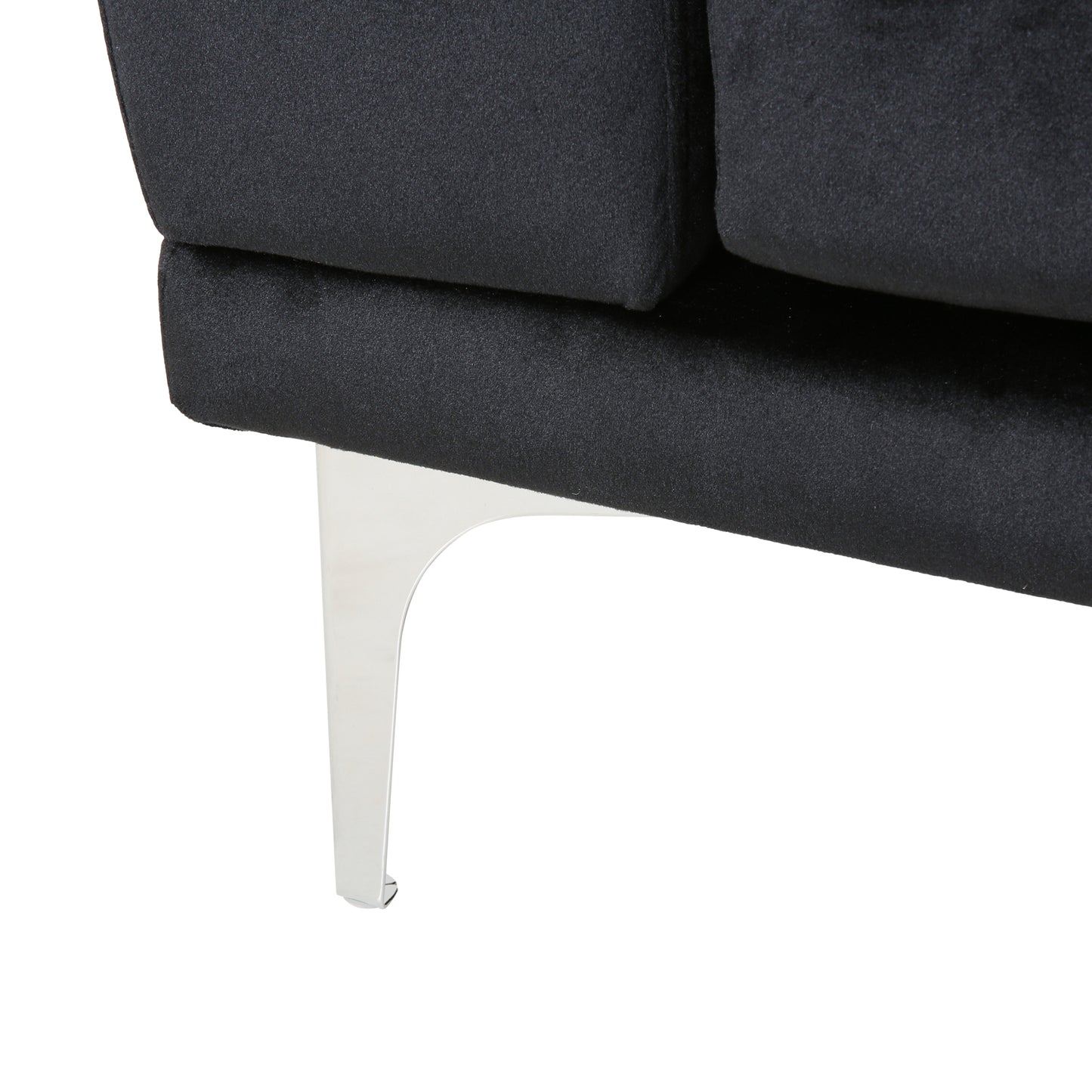 Annagrace Modern Glam 4 Seater Velvet Sofa