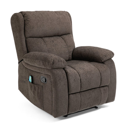 Lexie Contemporary Pillow Tufted Massage Recliner