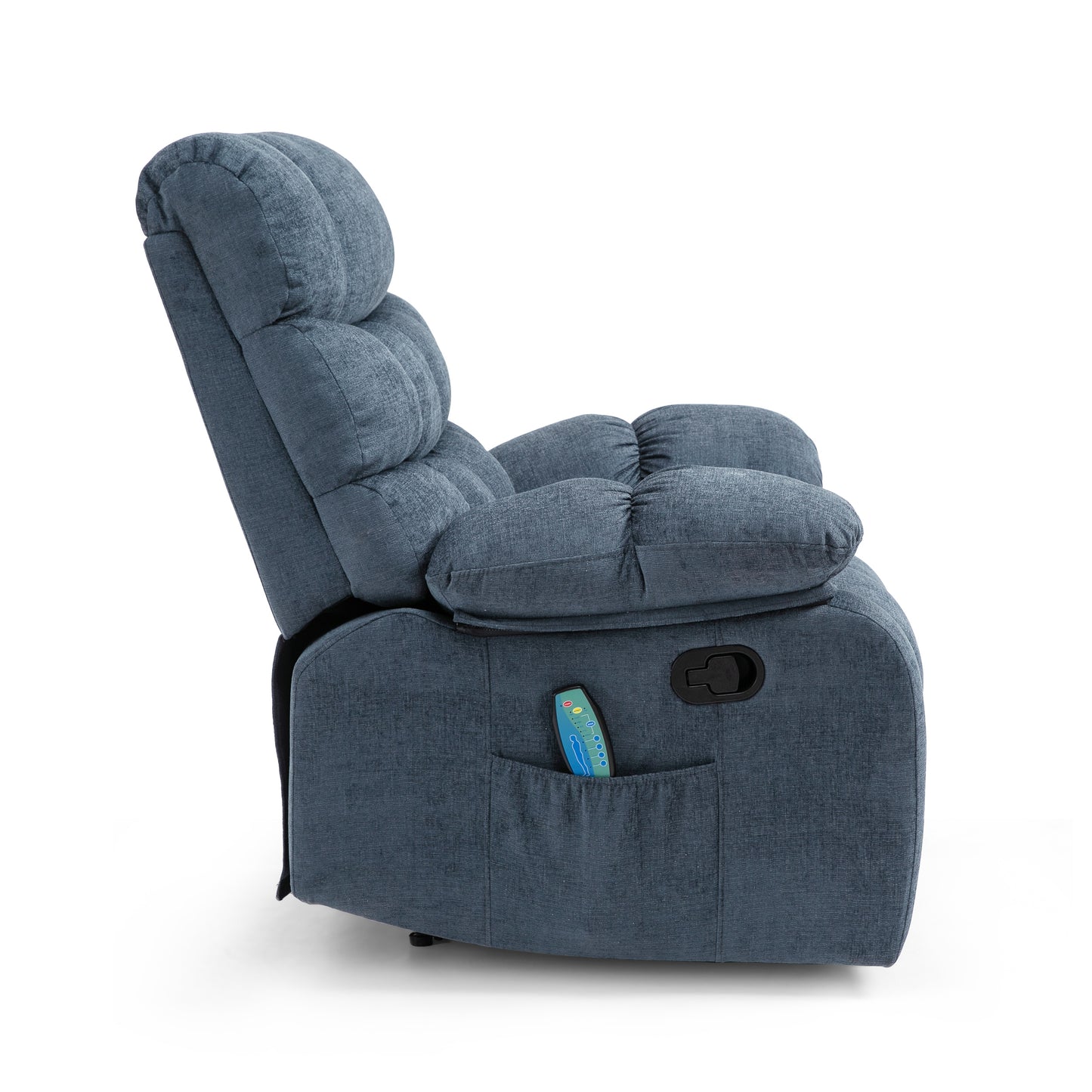 Conyers Contemporary Pillow Tufted Massage Recliner