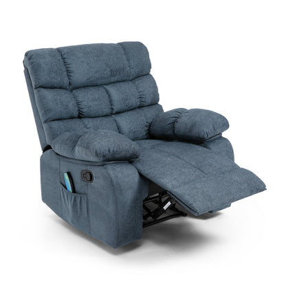 Conyers Contemporary Pillow Tufted Massage Recliner