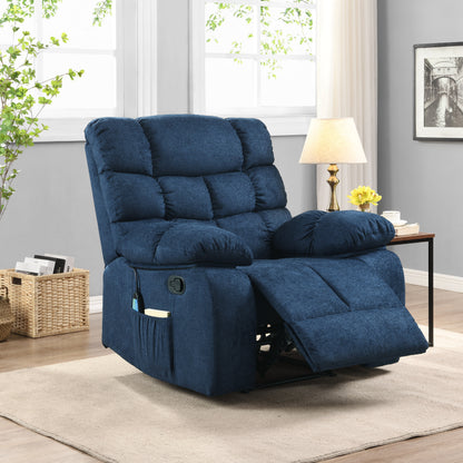 Conyers Contemporary Pillow Tufted Massage Recliner