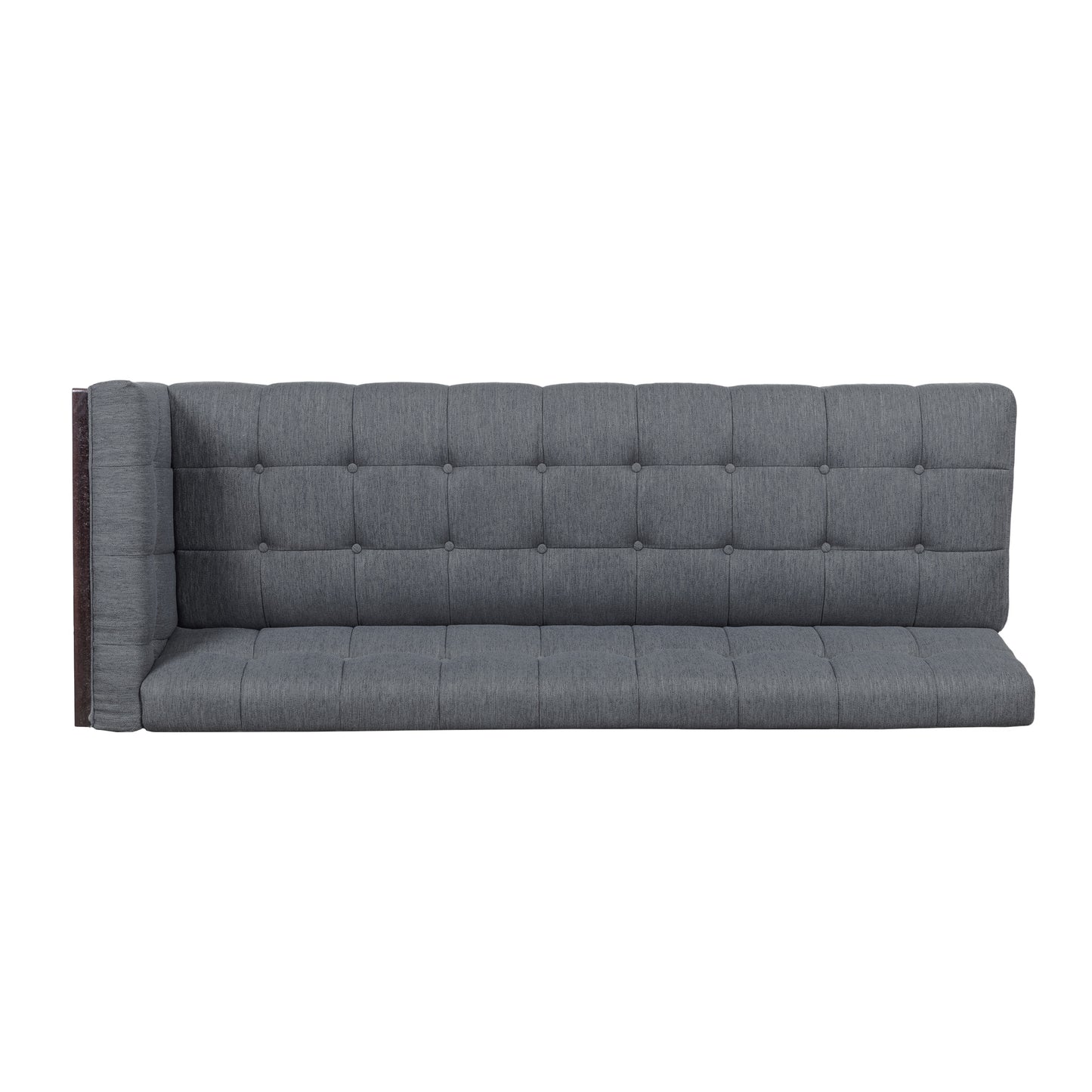 Warnock Mid-Century Modern Fabric Tufted Sectional Sofa Set