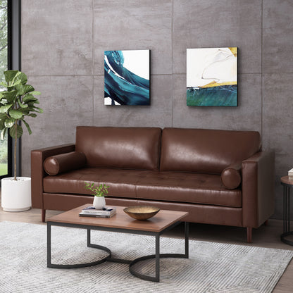 Hixon Contemporary Tufted 3 Seater Sofa