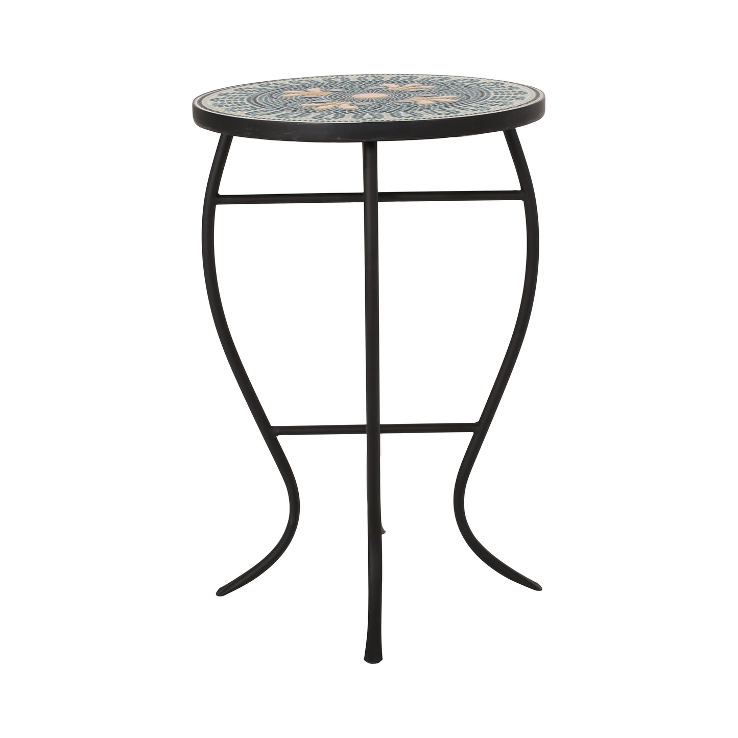 Jaki Outdoor Side Table with Tile Top