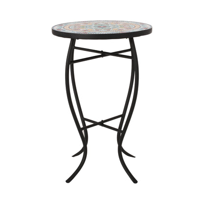 Frimy Outdoor Side Table with Tile Top