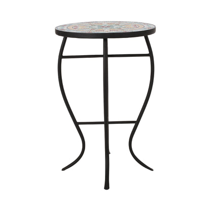 Frimy Outdoor Side Table with Tile Top