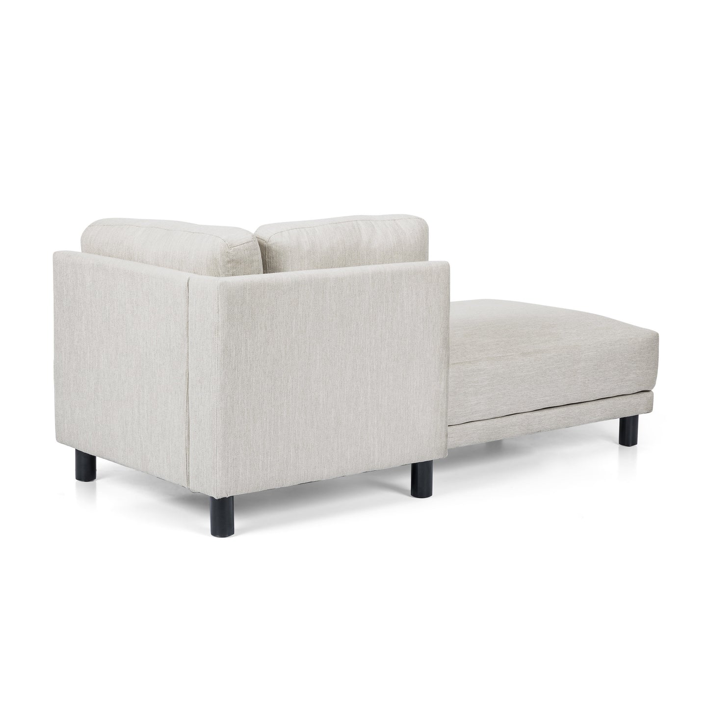 Wellston Contemporary Fabric Upholstered Chaise Lounge