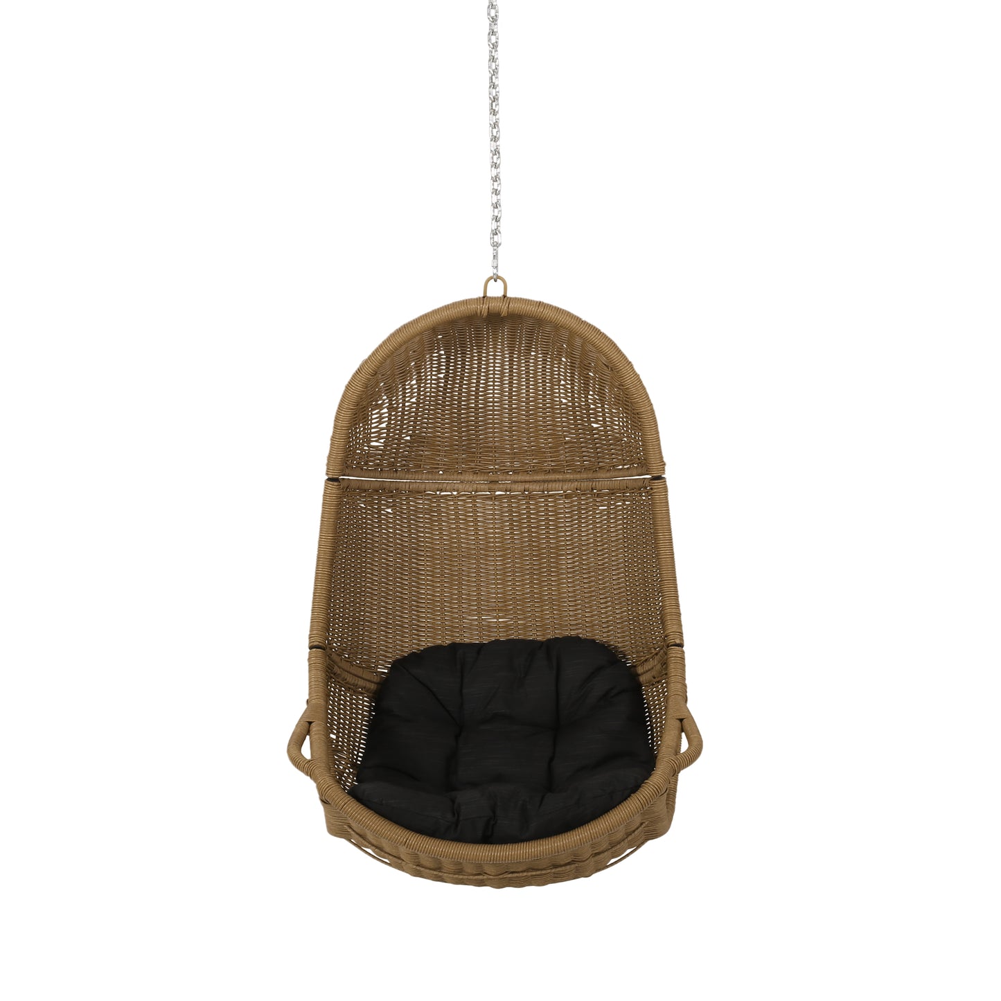 Berrien Orville Outdoor/Indoor Wicker Hanging Nest Chair (No Stand)
