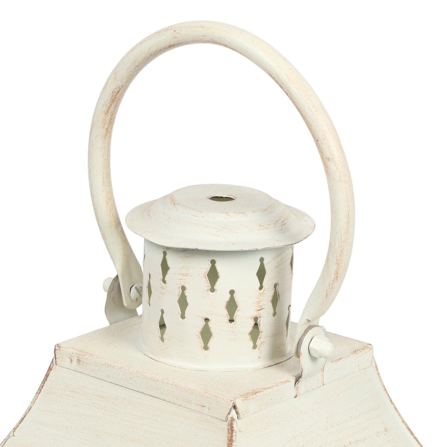 Reigle Coastal Handcrafted Mango Wood Decorative Lantern