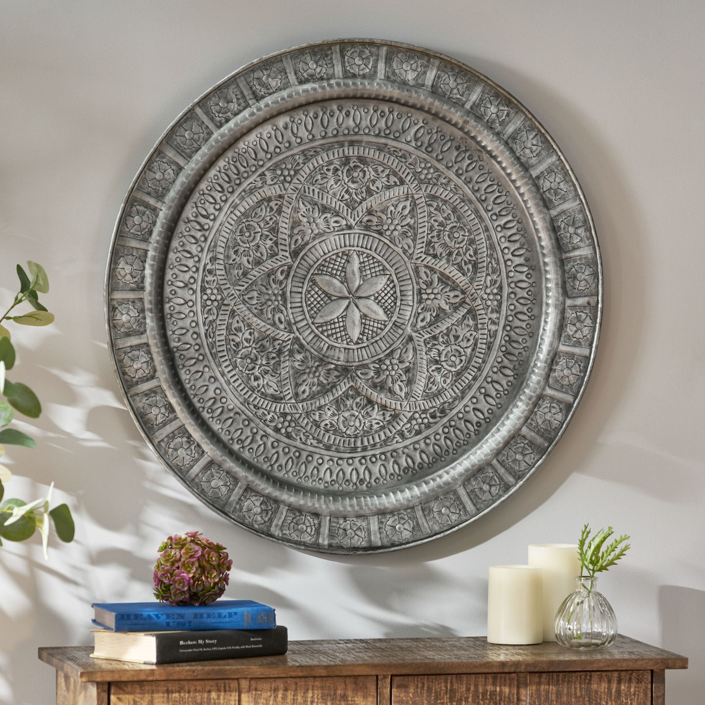 Morganton Handcrafted Embossed Plate Wall Decor