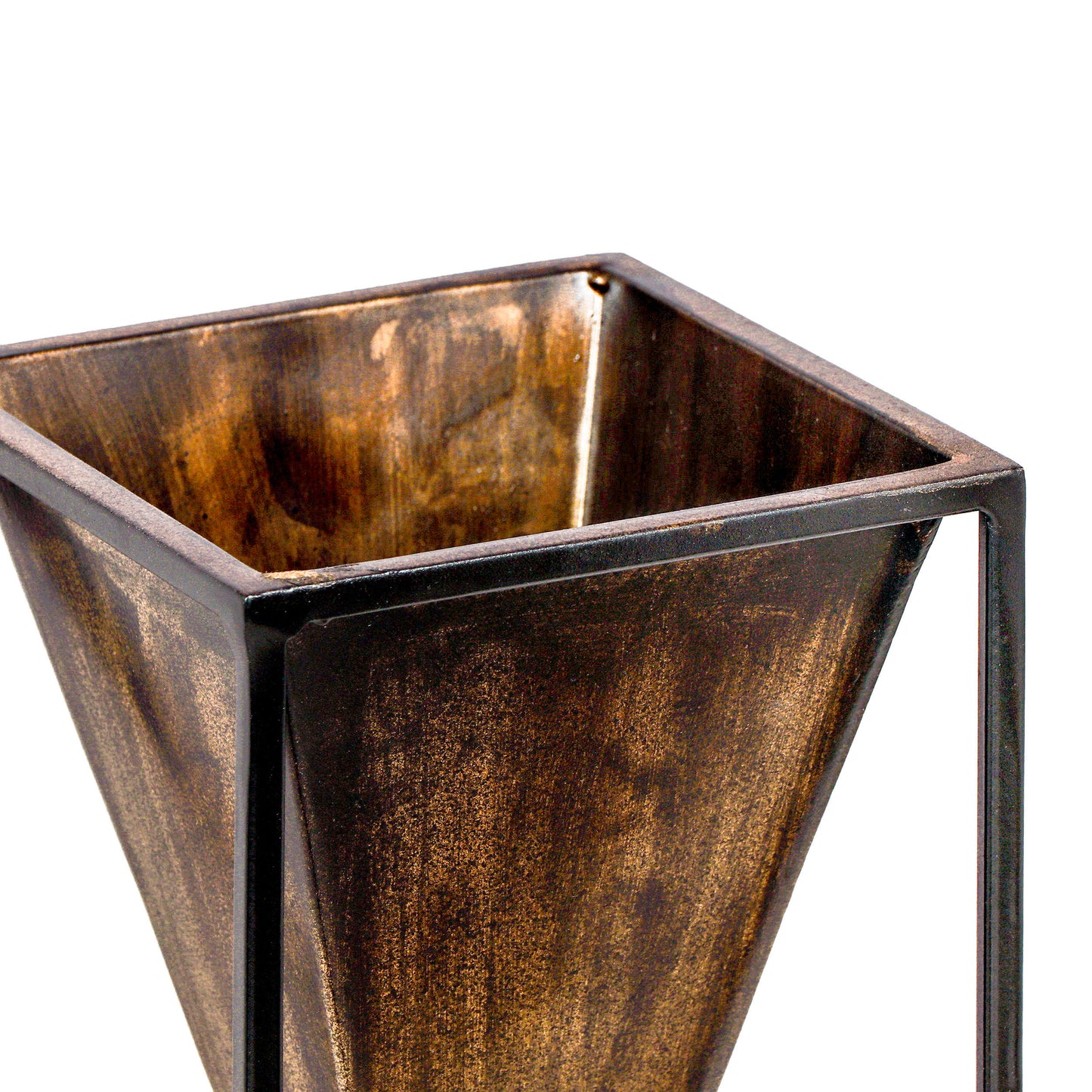 Keyser Handcrafted Iron Decorative Frame Vase