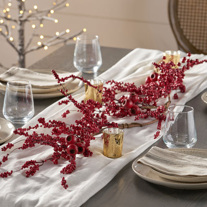 Geddes 4.5-foot Mixed Berry Artificial Garland, Red