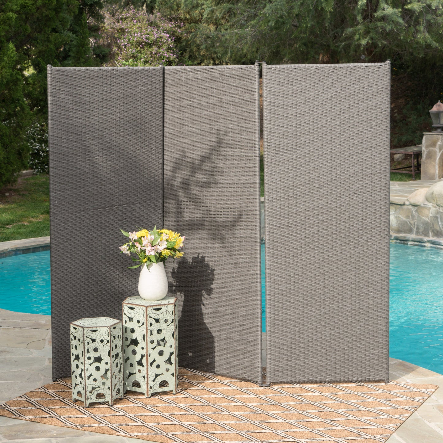 Osage Outdoor Wicker Privacy Screen