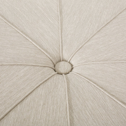 Gowen Fabric Upholstered Round Ottoman