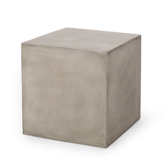 Kambreigh Outdoor Lightweight Concrete Side Table