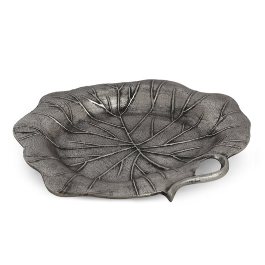 Lovejoy Handcrafted Aluminum Leaf Dish