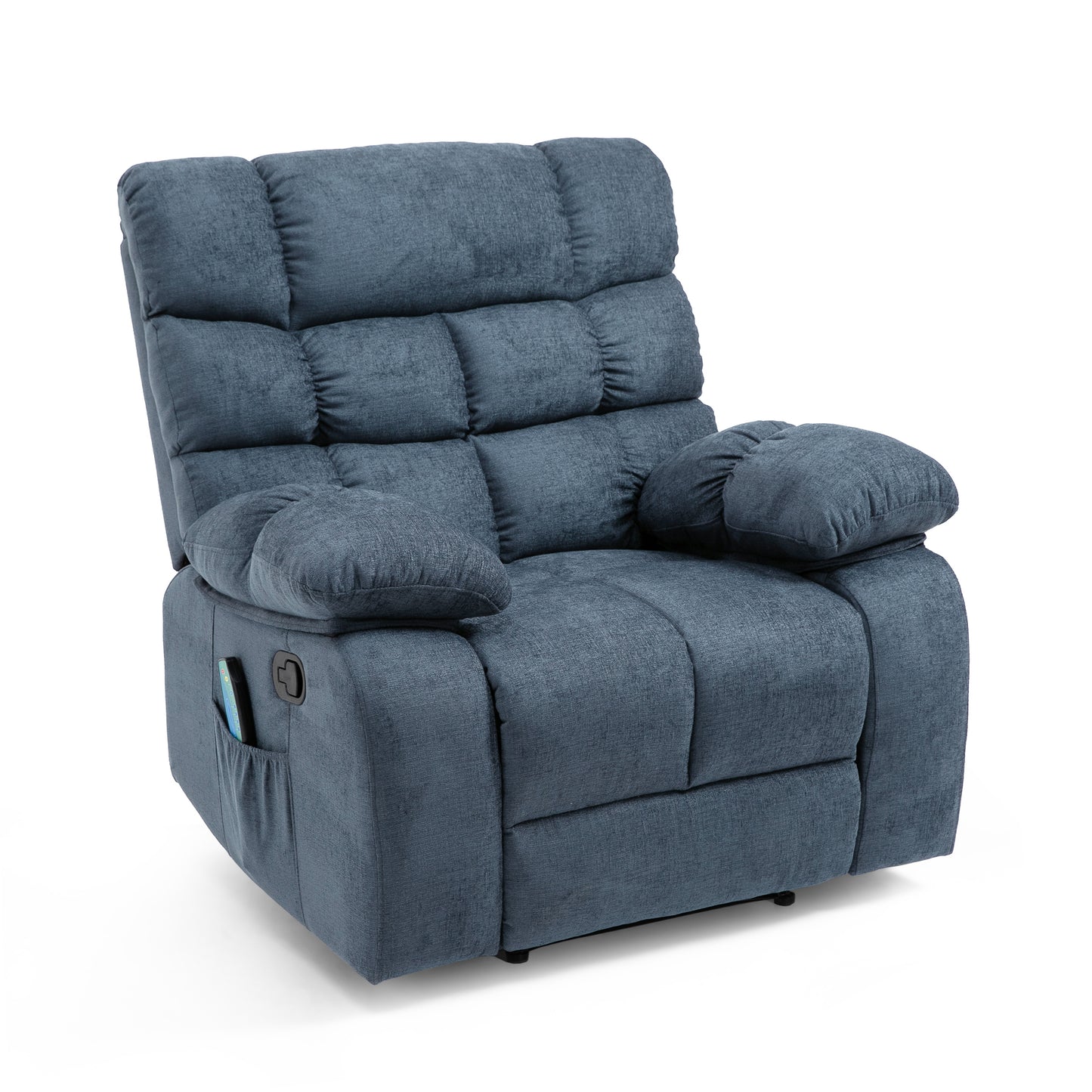 Conyers Contemporary Pillow Tufted Massage Recliner