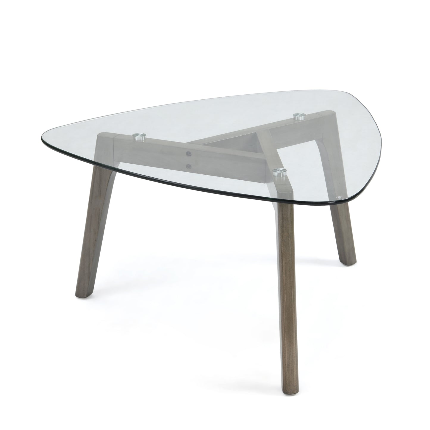 Mosier Mid-Century Modern Coffee Table with Glass Top
