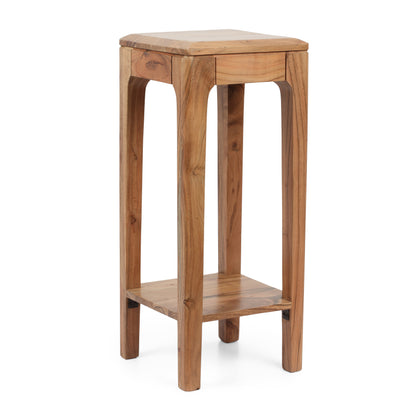 Waterford Haralson Handcrafted Mid-Century Modern Acacia Wood Plant Stand