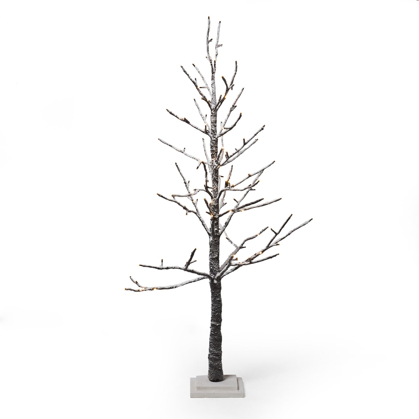 Ahmiya 4-foot Pre-Lit 114 Warm White LED Artificial Christmas Twig Tree