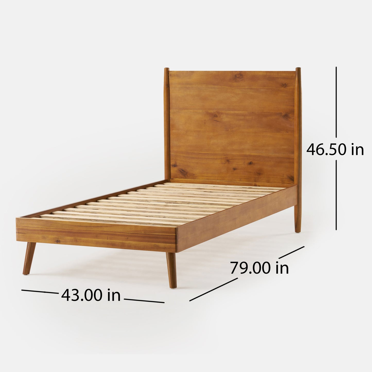 OkiOki Mid-Century Collection Bed, Queen