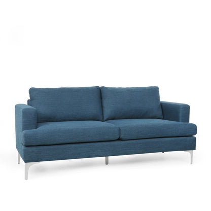 Eliphaz Contemporary Fabric 3 Seater Sofa