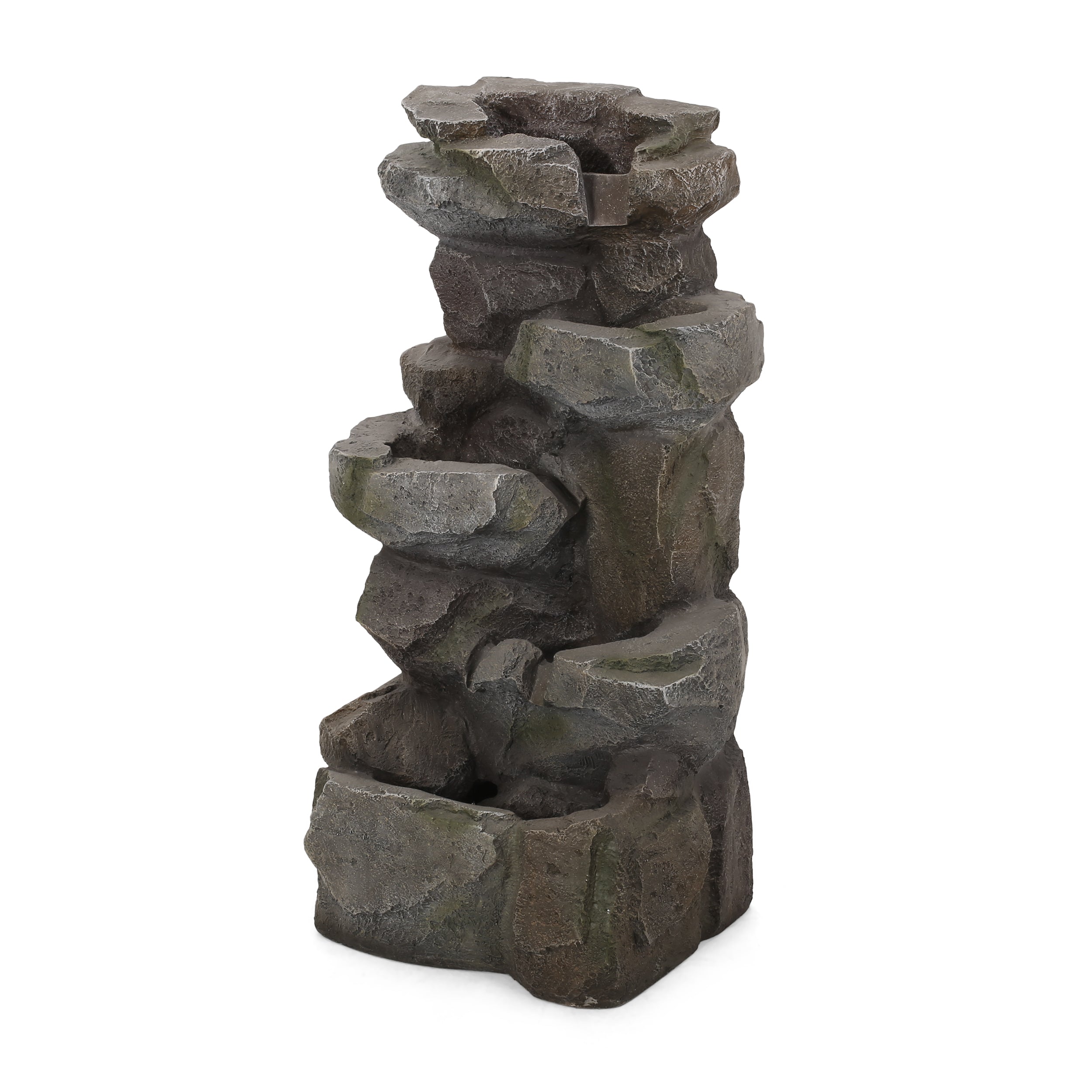 Trion Outdoor 4 Tier Rock Fountain – GDFStudio