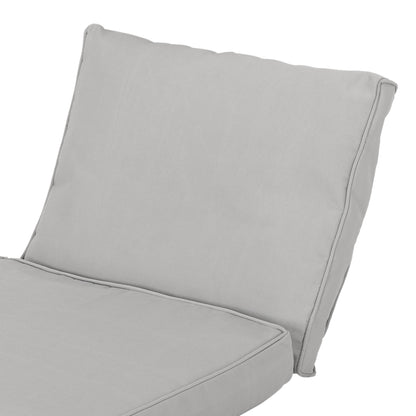 Atiyah Outdoor Water Resistant Fabric Club Chair Cushions with Piping (Set of 2)