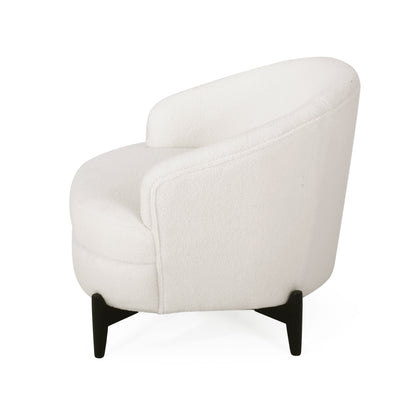 Anaura Contemporary Boucle Upholstered Club Chair