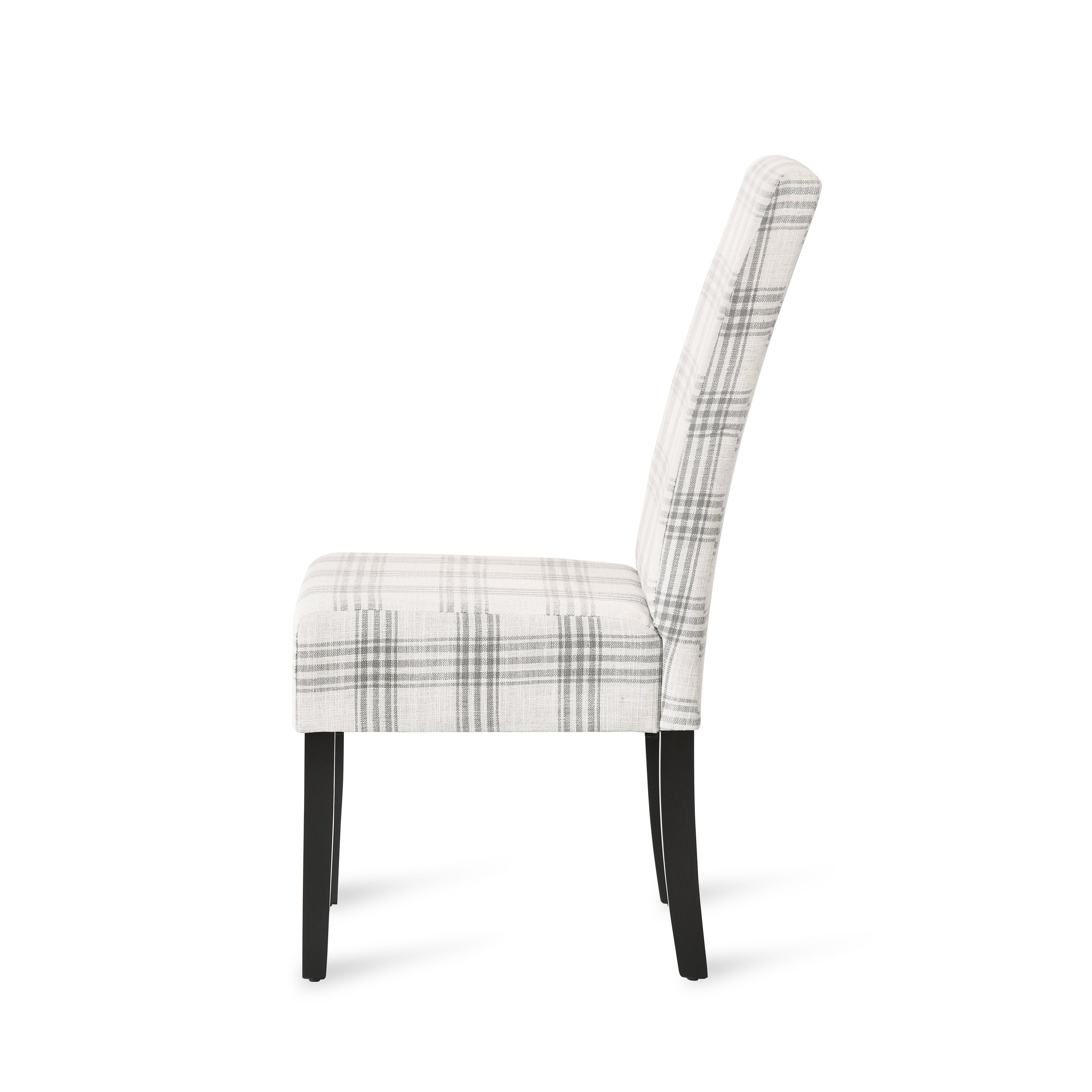 Plaid best sale kitchen chairs