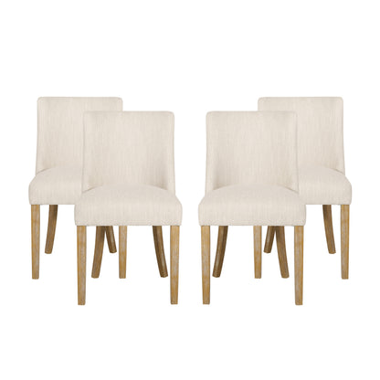 Gladwin Contemporary Fabric Dining Chairs, Set of 4