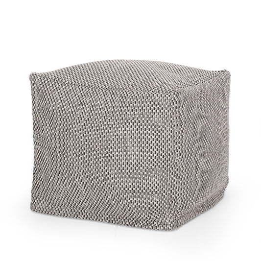 Larrick Contemporary Fabric Pouf