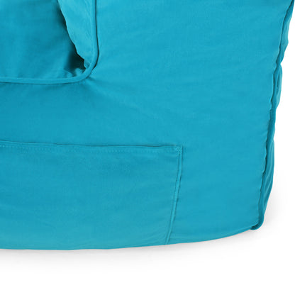 Caraway Modern Velvet Bean Bag Chair