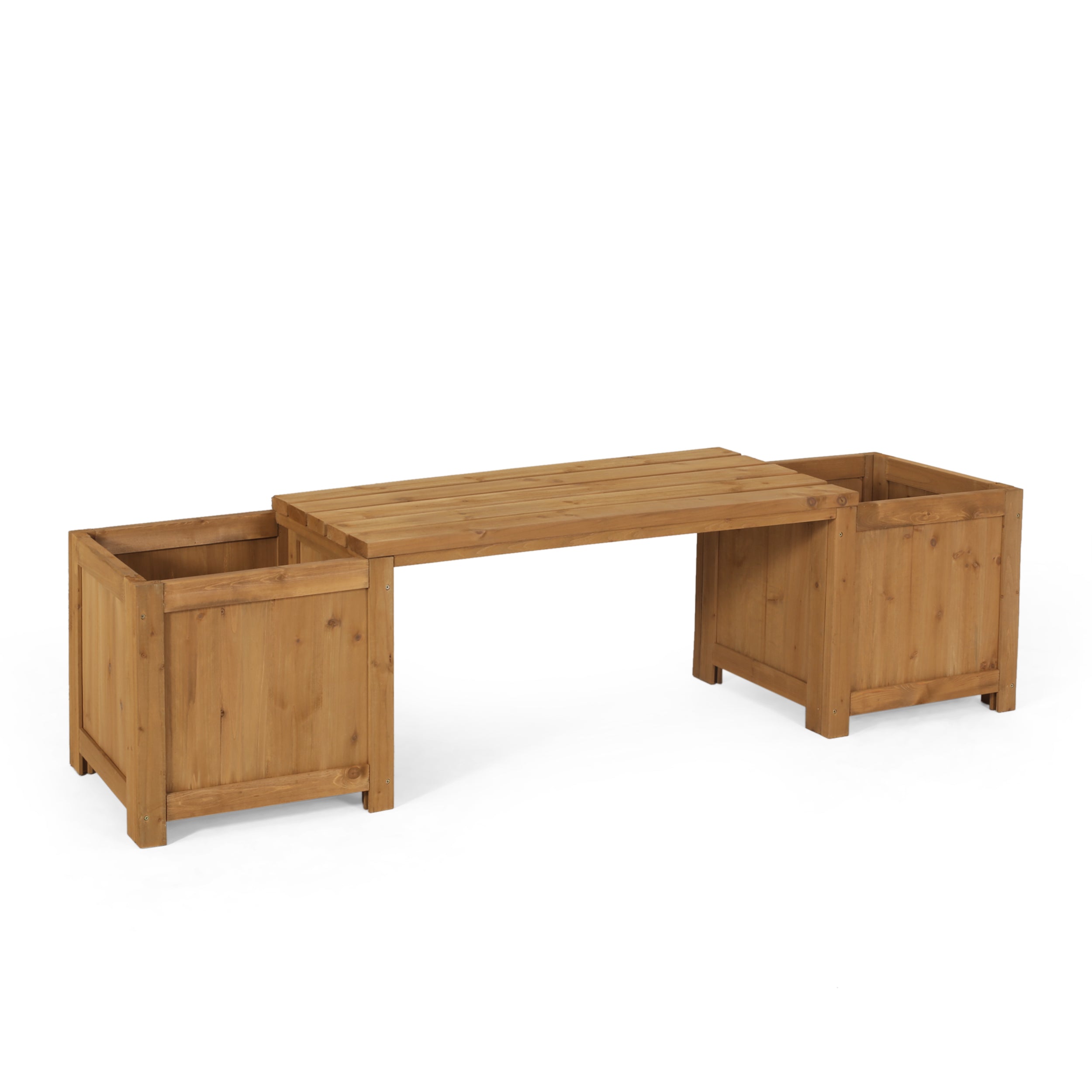 Planter storage bench hot sale