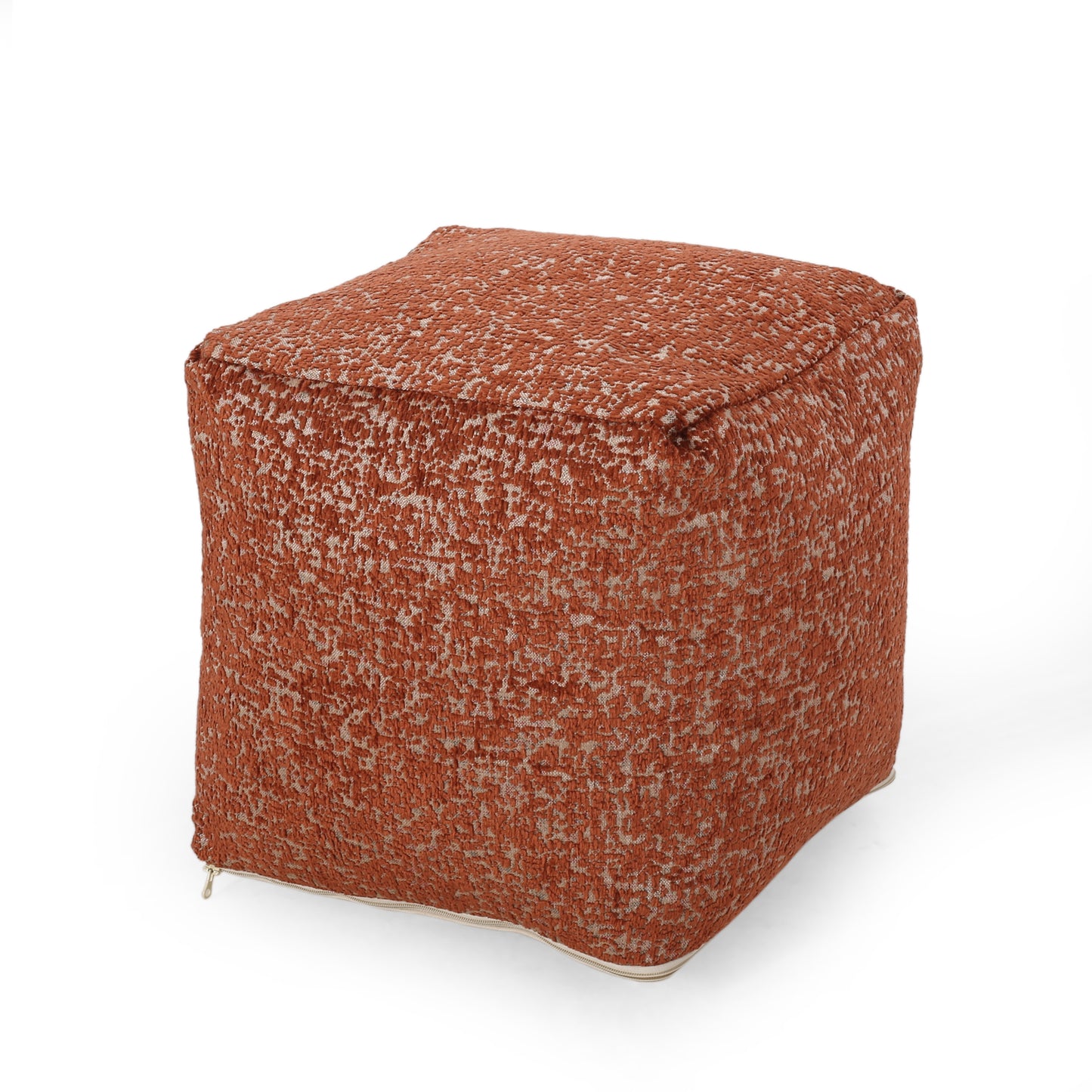 Binger Handcrafted Boho Cube Pouf