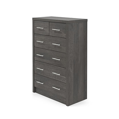 Marlette Modern Faux Wood 6 Drawer Dresser