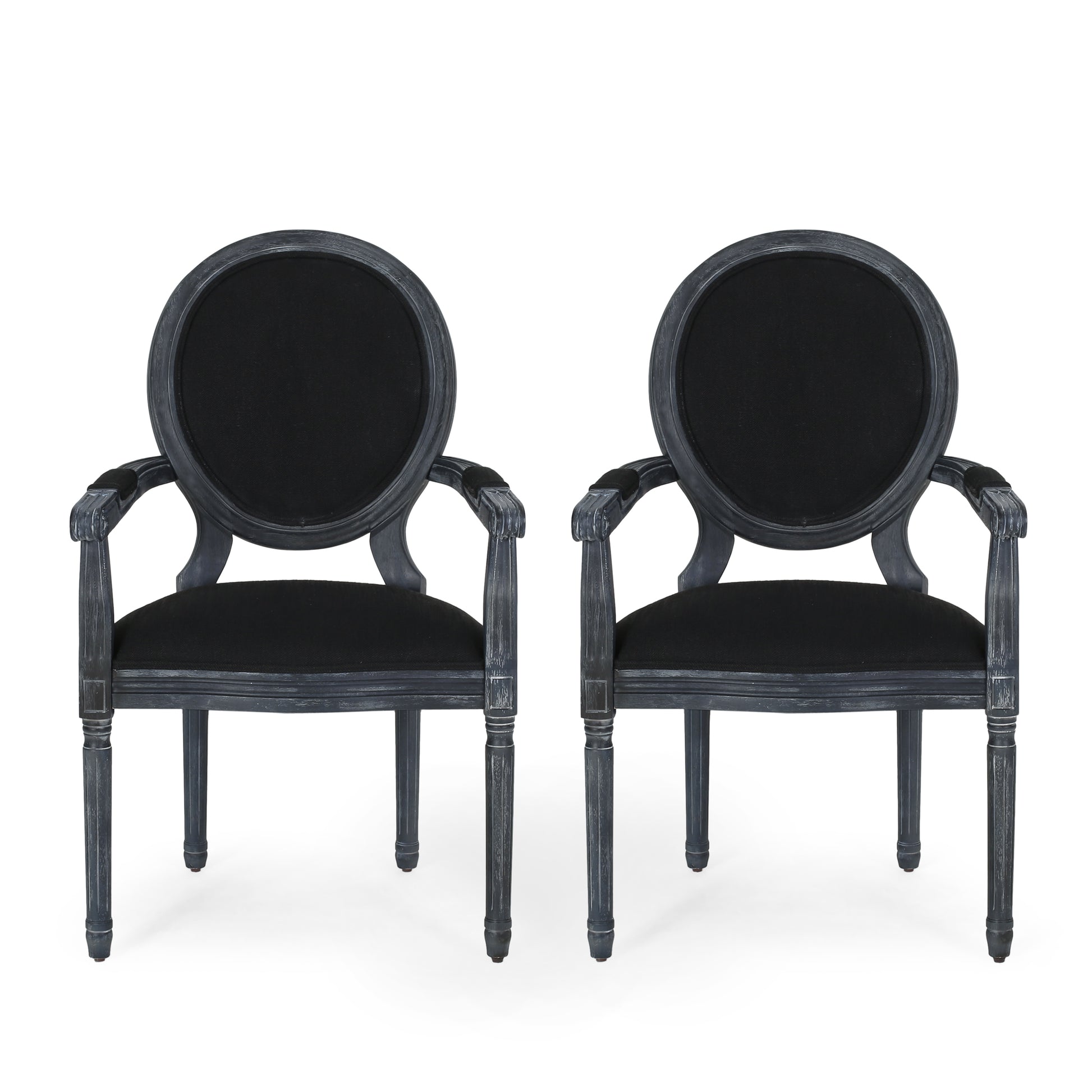 Black and White Chair With Armrests Louis XV  Black and white chair, White  chair, Louis chairs