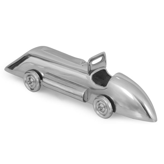 Postema Handcrafted Aluminum Car Sculpture, Silver