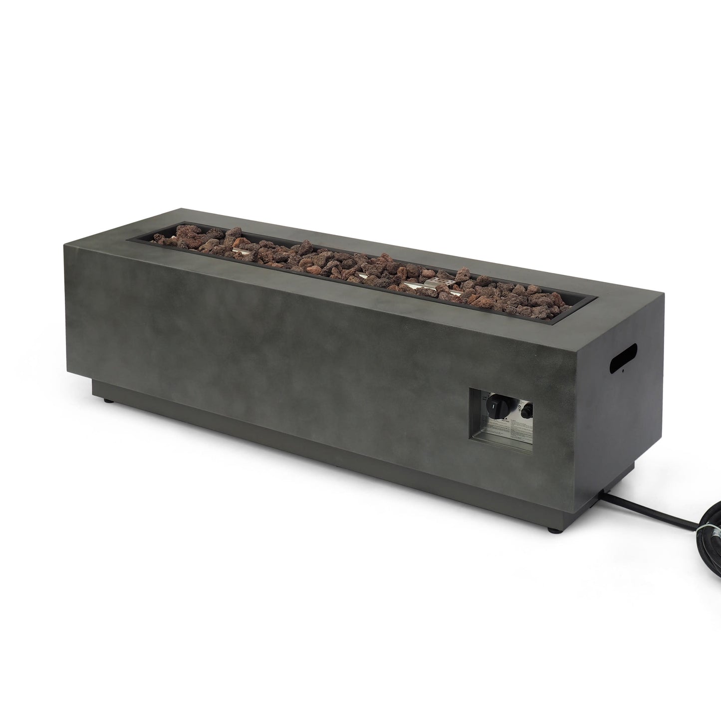 Jasmine Outdoor 50,000 BTU Rectangular Fire Pit (No Tank Holder)