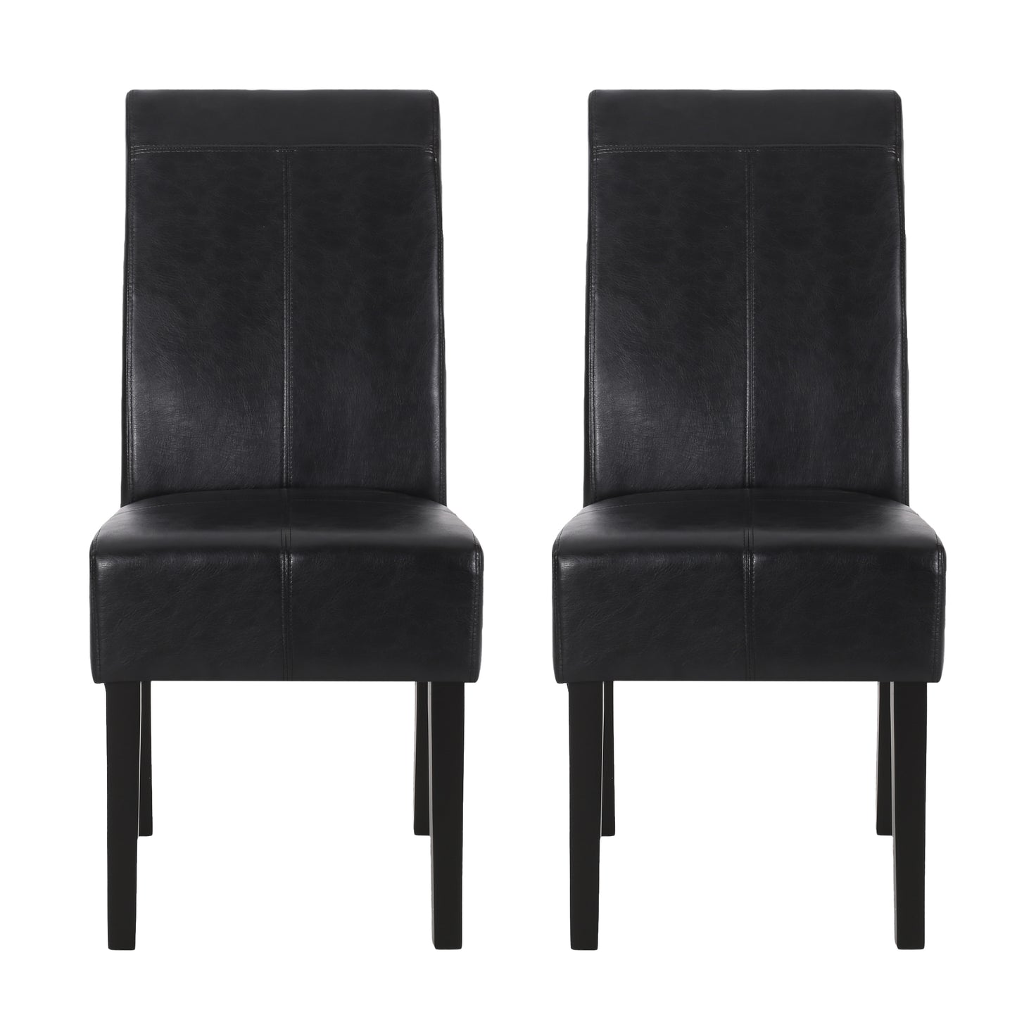 Percival Contemporary Upholstered T-Stitch Dining Chairs, Set of 2