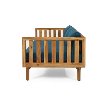 Bordeaux Outdoor 3 Seater Acacia Wood Daybed