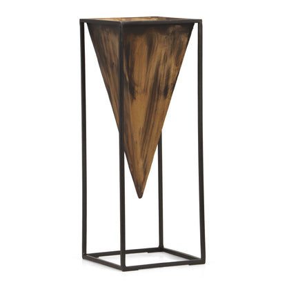 Keyser Handcrafted Iron Decorative Frame Vase