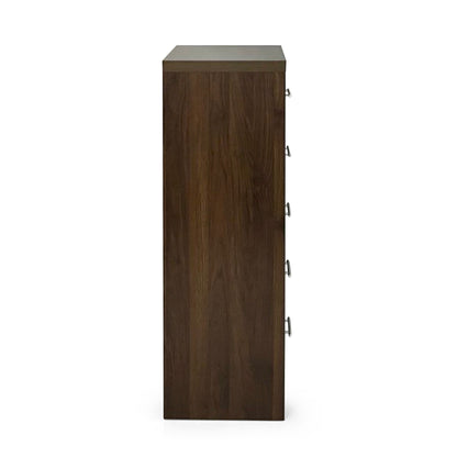 Marlette Modern Faux Wood 5 Drawer Dresser