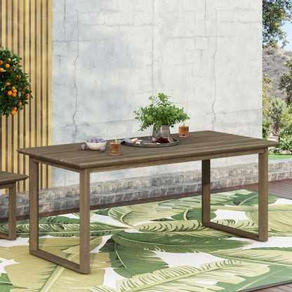 Conifer Outdoor Acacia Wood Dining Table
