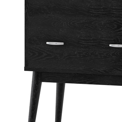 Wilbur Mid Century Modern Wooden 4 Drawer Dresser