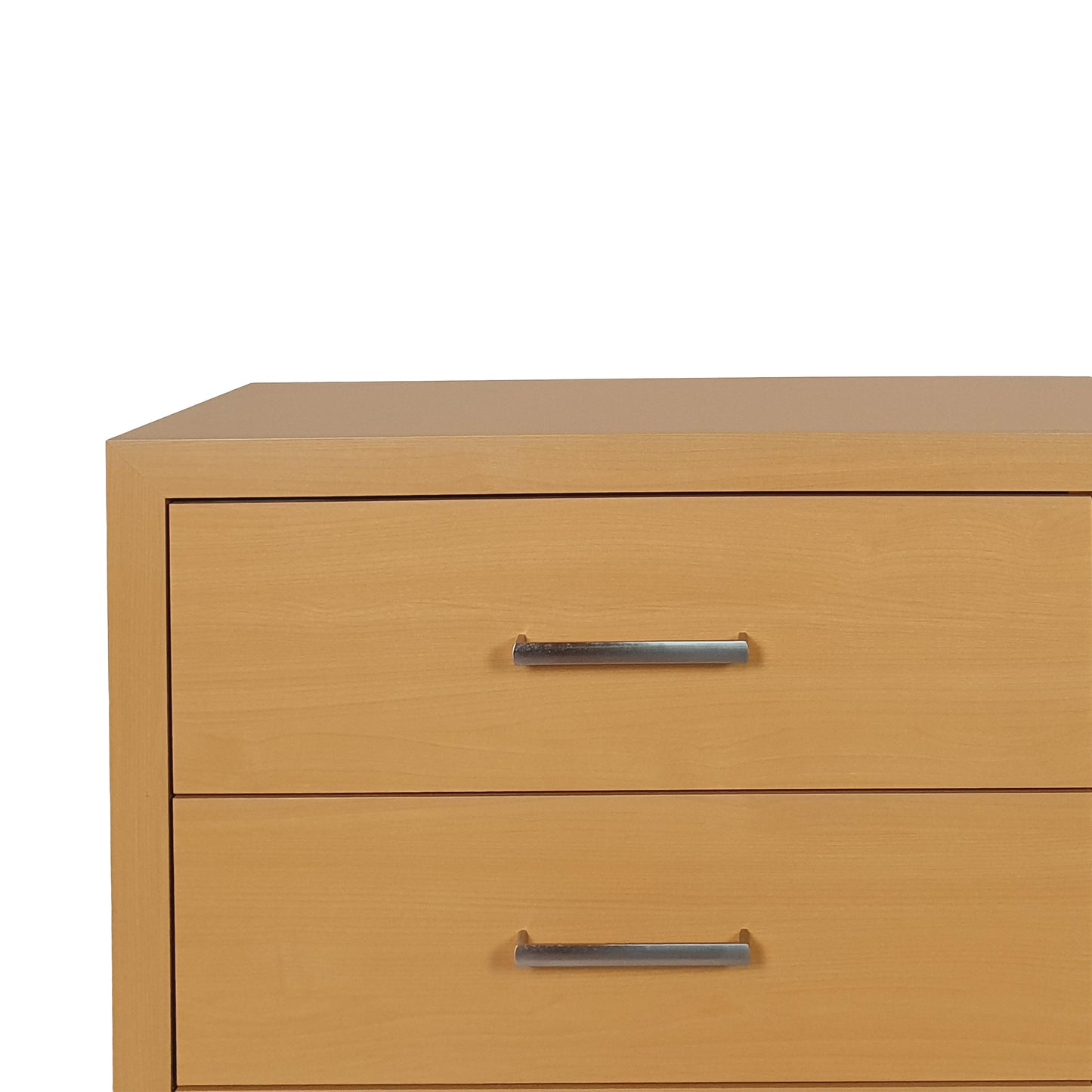 Borah Contemporary Faux Wood 2 Piece Double Dresser and Nightstand Bedroom Set
